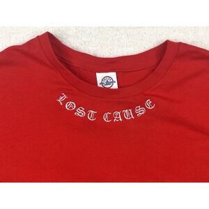 Delta‎ Lost Cause Red Logo T-Shirt Retro Extra Large Unisex